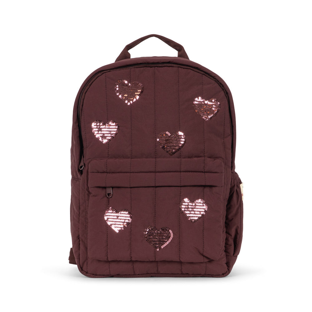 Konges Slojd Juno sequin rugzak Decadent Chocolate