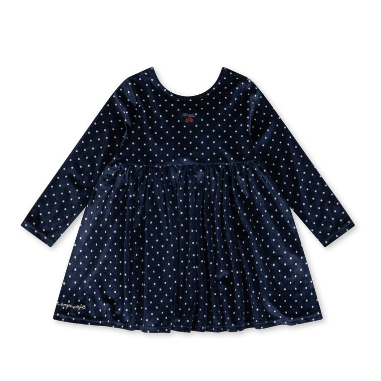 Konges Sløjd Jurk Ditzy Dress GRS Ditzy Dot, jurk op witte achtergrond