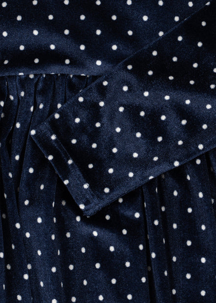 Konges Sløjd Jurk Ditzy Dress GRS Ditzy Dot, vijfde productfoto op witte achtergrond