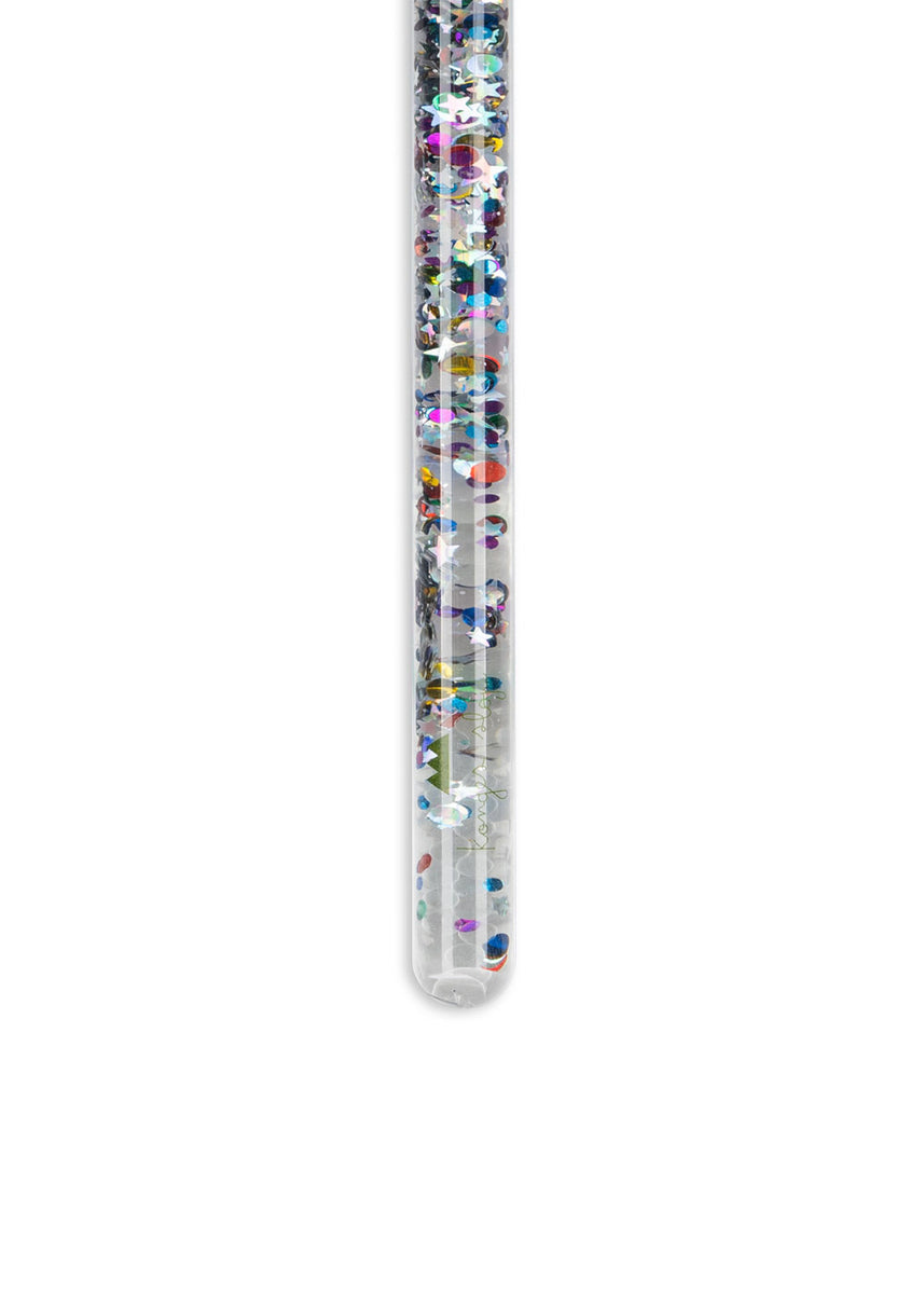 Konges Sløjd Toverstaf Magical Glitter Wand Star Glitter, toverstaf op witte achtergrond