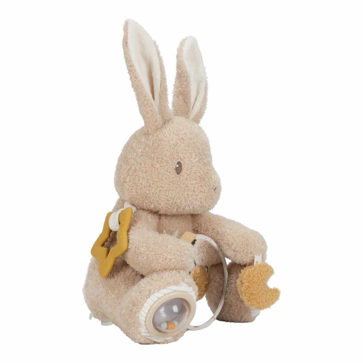 Little Dutch Activiteitenknuffel Baby Bunny, activiteitenknuffel konijn in zand