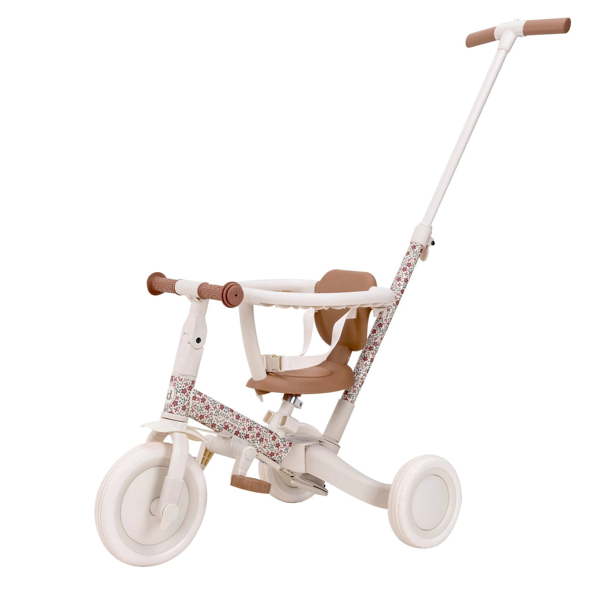 Little Dutch Driewieler 4-in-1 in de kleur off white
