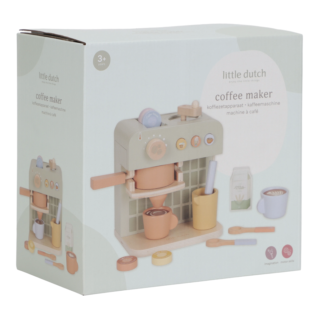 Little Dutch houten koffiemaker, verpakking