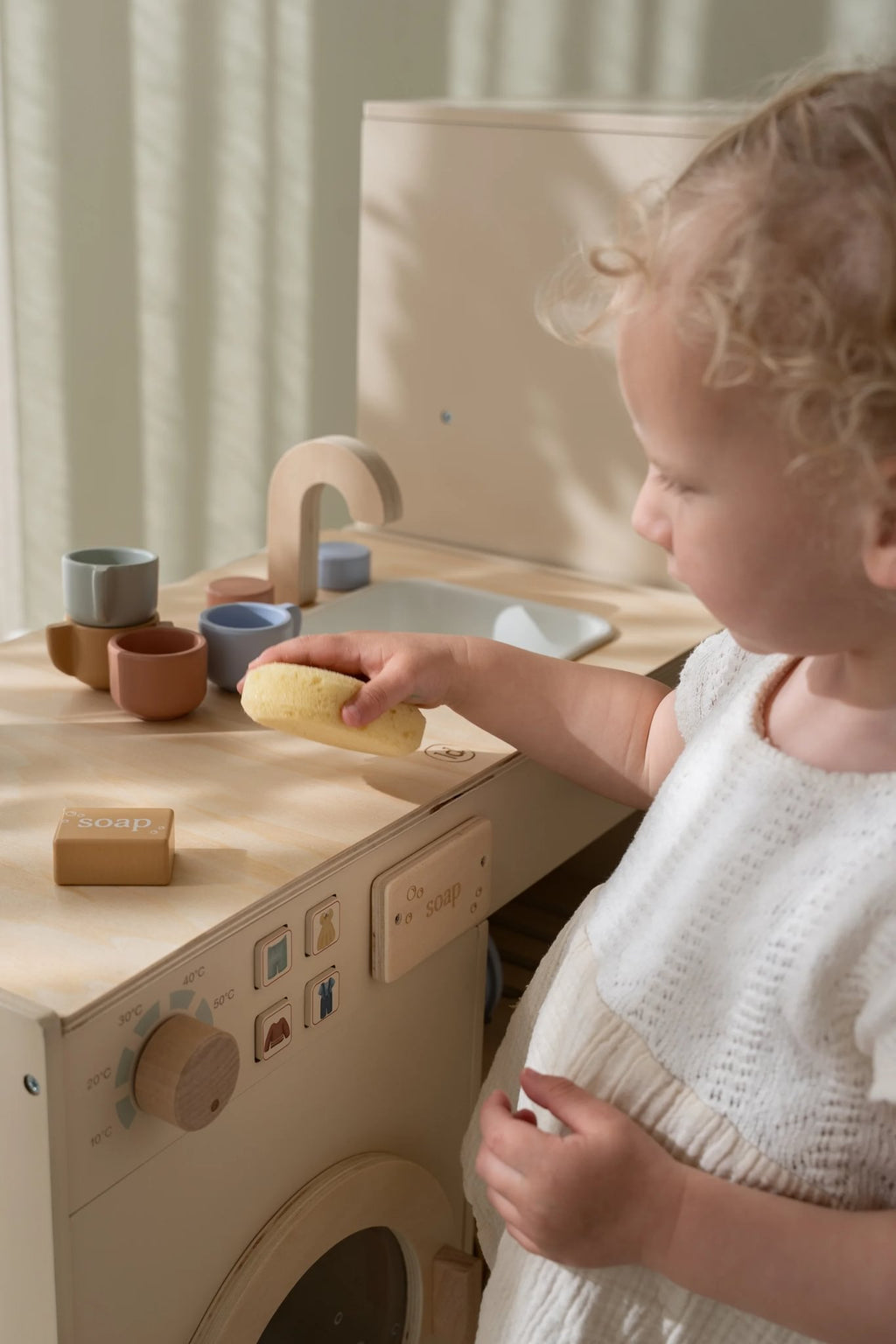 Little Dutch houten wasmachine voor de speelhoek