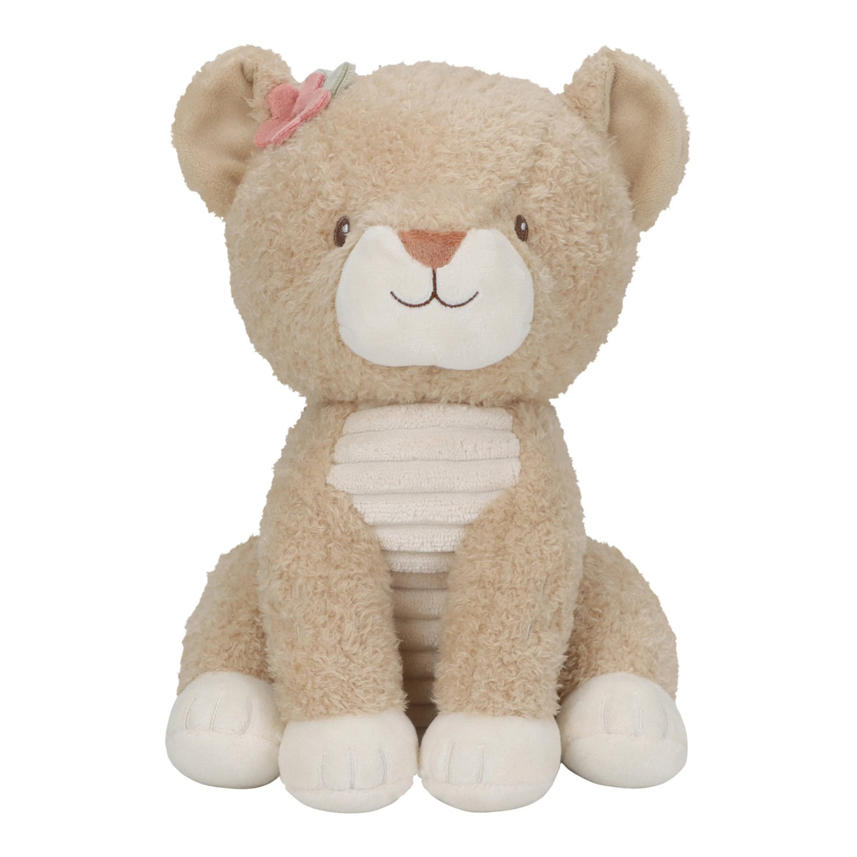 Little Dutch knuffel Safari Friends leeuwin, vooraanzicht van dichtbij