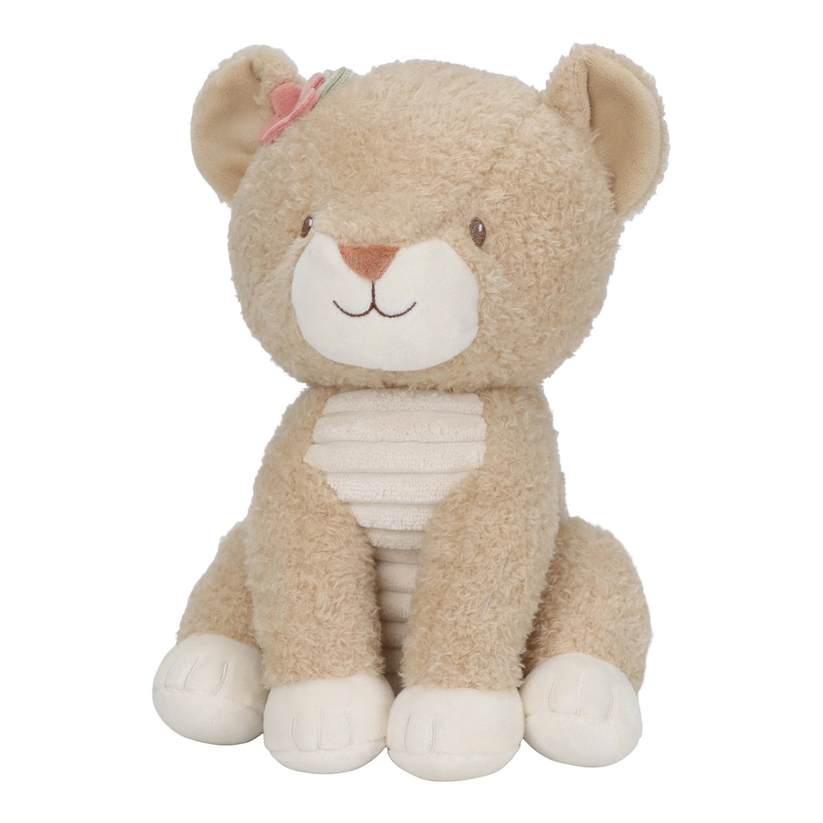 Little Dutch knuffel Safari Friends leeuwin, vooraanzicht van dichtbij