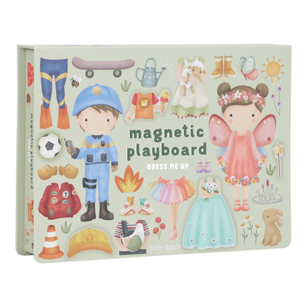 Little Dutch magnetisch speelbord Dress-Up Jim en Rosa, verpakking