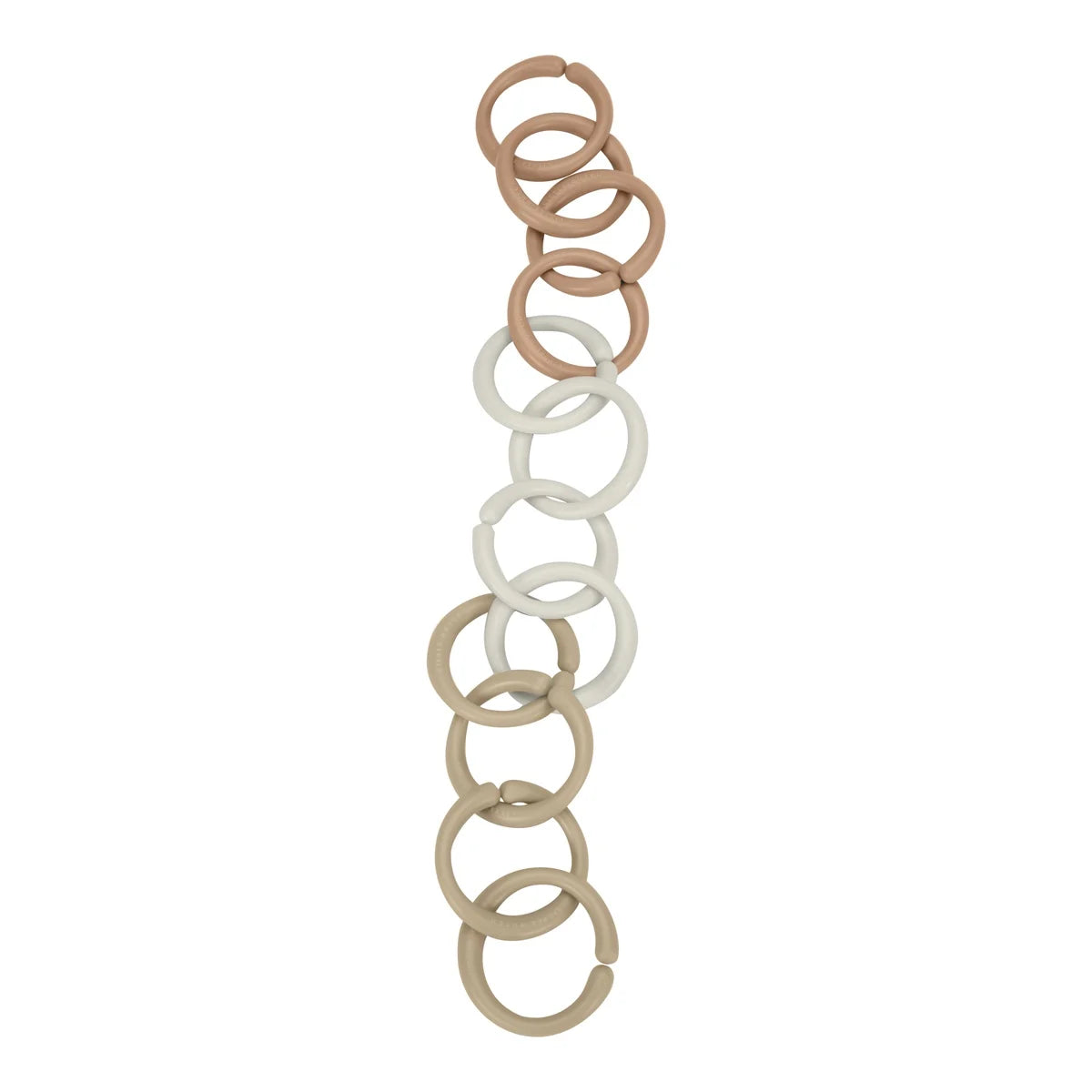 Little Dutch speelgoedringen Little Loops beige, ringen aan elkaar als ketting