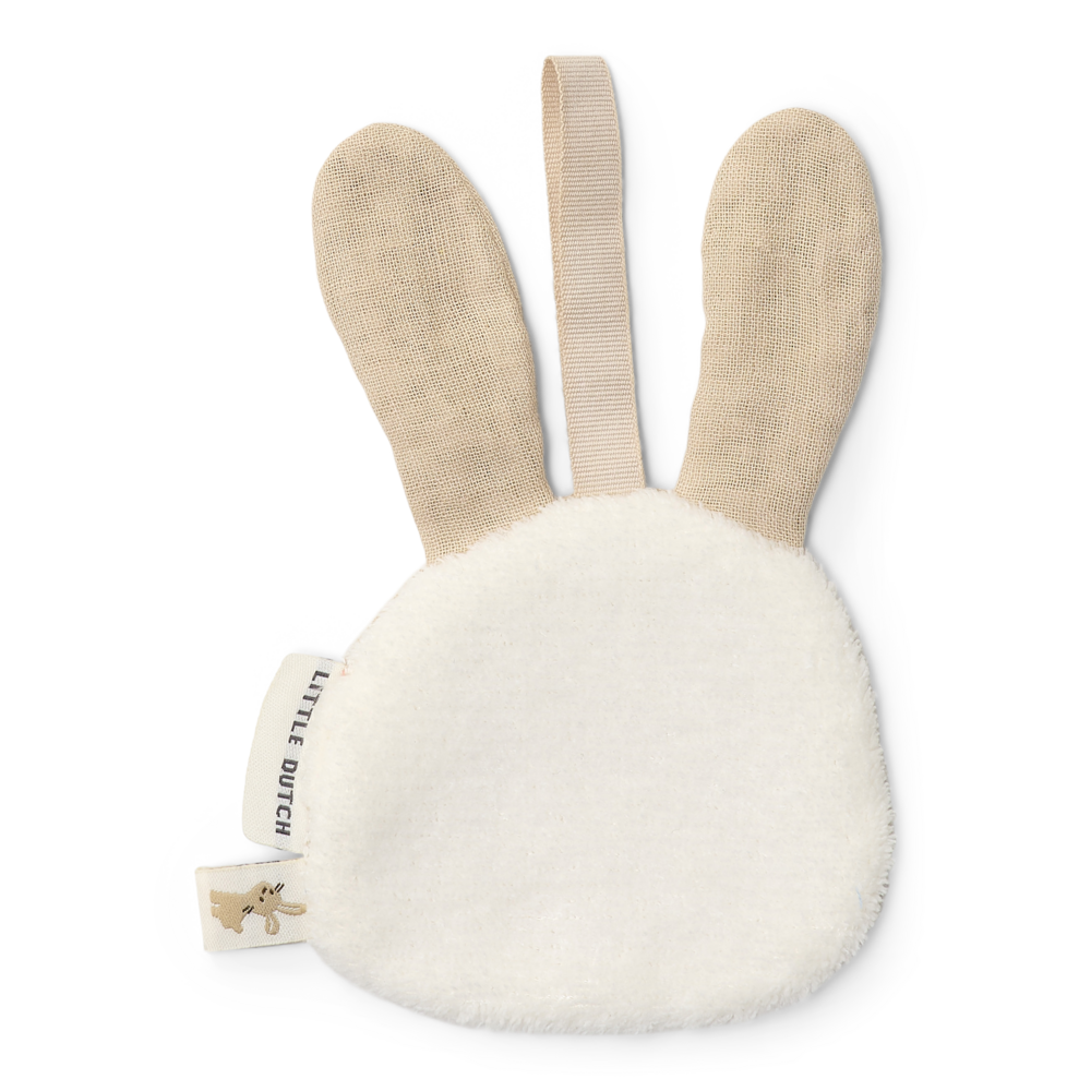 Little Dutch Speendoekje Konijn Beige, speendoekje in de vorm van een konijn