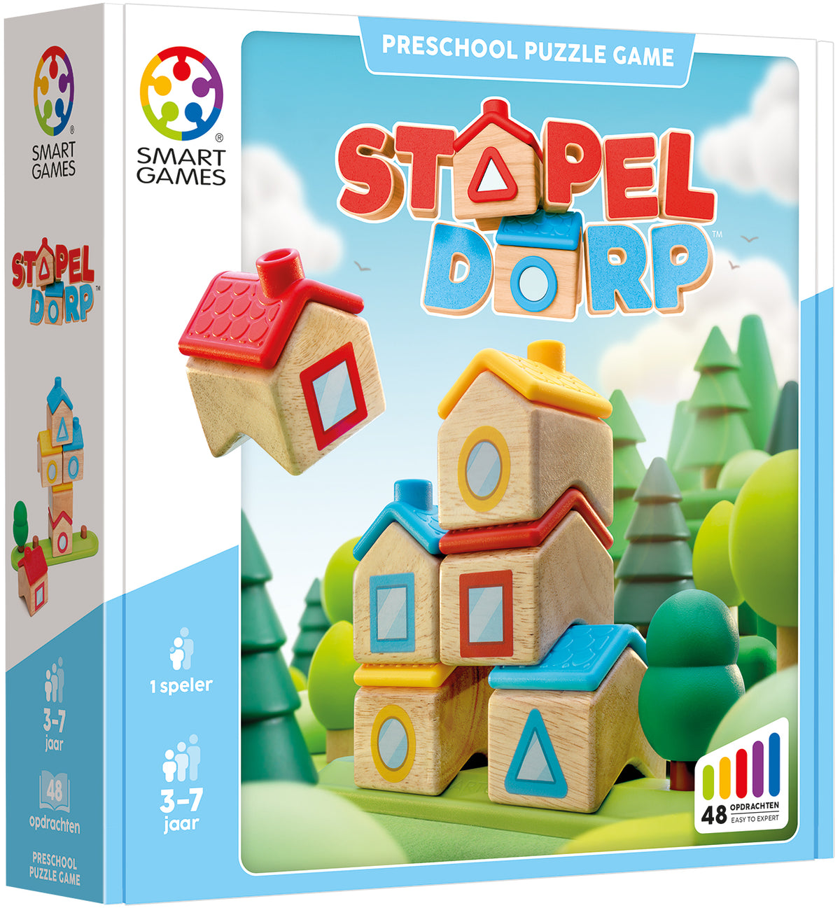 Smartgames Stapeldorp | 48 Opdrachten