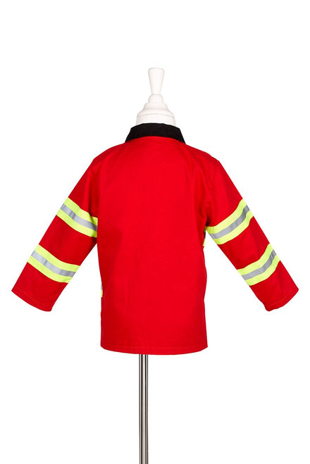 Souza brandweerset 100% katoen verkleedkleding zijaanzicht