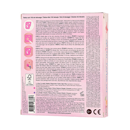 Souza Glitter tattoo set Prinses sprankelende tattoos voor arm en gezicht