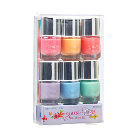 Souza Nagellak party set met 6 kleuren kindernagellak