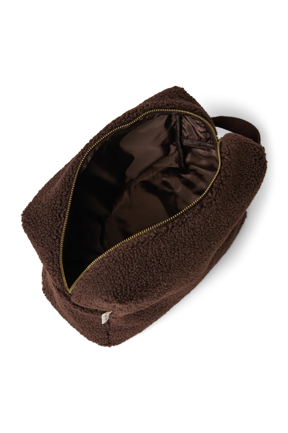 Studio Noos Toilettas Chocolate Teddy, bruine teddy toilettas vooraanzicht