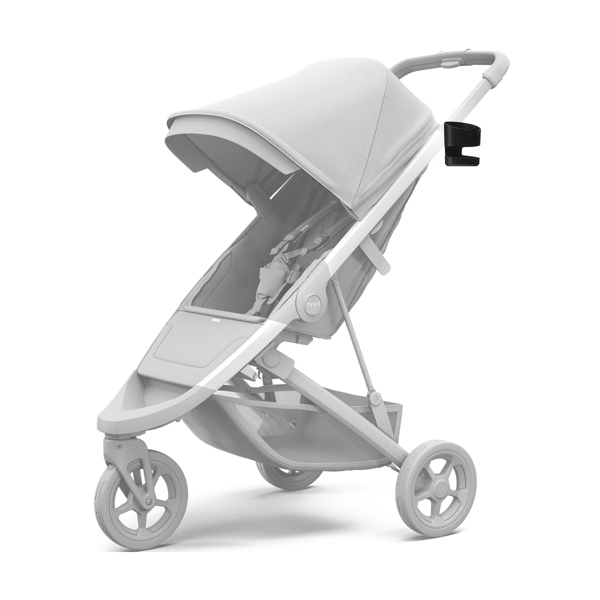 Thule bekerhouder voor kinderwagen, zwart