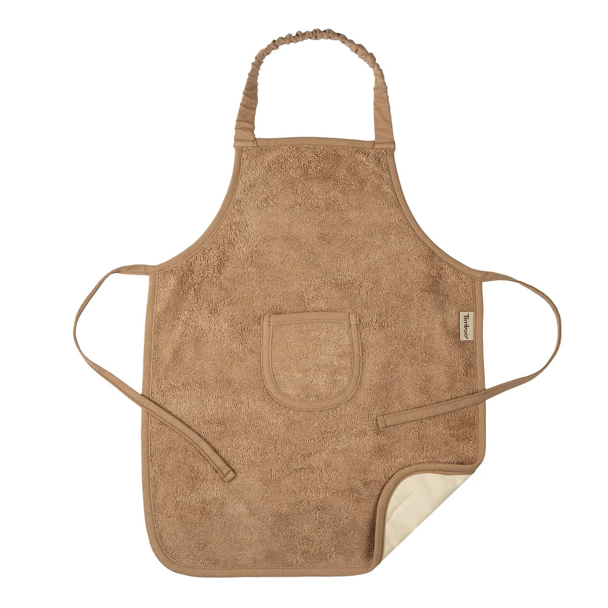 Timboo kinderschort Savannah Sand, plat liggend met opbergzakje