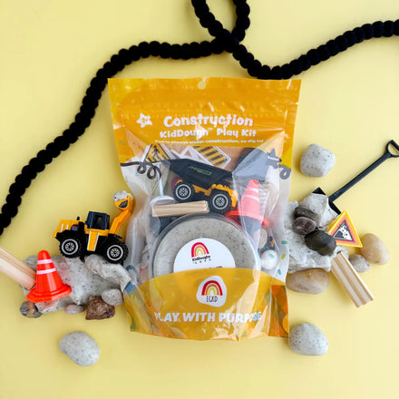 Earth Grown KidDoughs Klei Speelset Construction met speelklei en accessoires, bij De Gele Flamingo