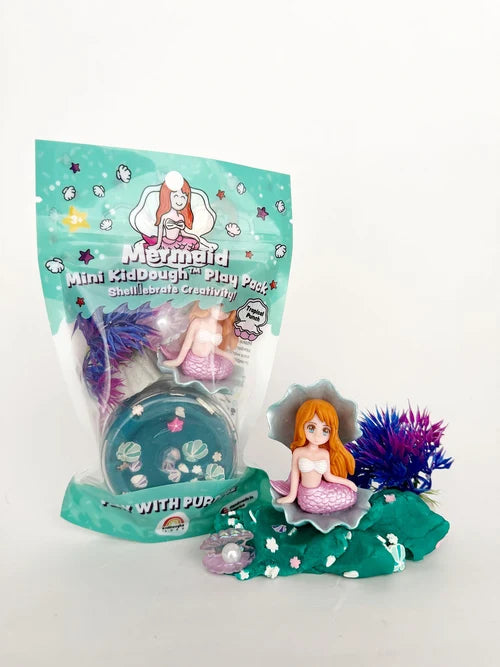 Earth Grown KidDoughs klei speelset Mini Zeemeermin met onderwaterthema, bij De Gele Flamingo.