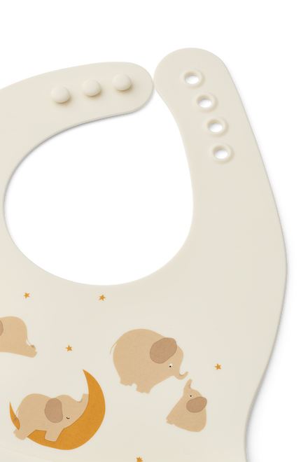 * Liewood Ember Printed Slab 2-Pack | Elephant / Creme De La Creme