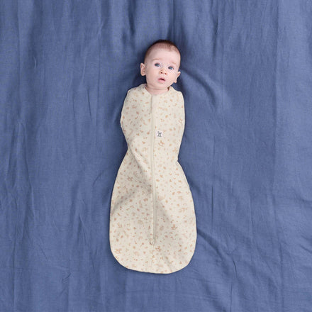 Ergopouch Cocoon Lullaby TOG 1.0 van biologisch katoen met natuurlijke rek, bij De Gele Flamingo
