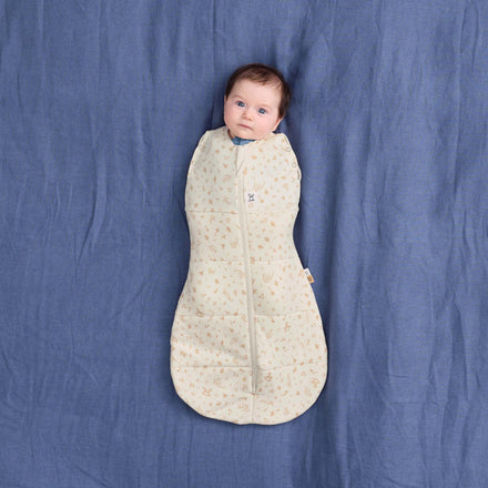 Ergopouch Cocoon Lullaby TOG 2.5 in biologisch katoen met knusse pasvorm, te koop bij De Gele Flamingo