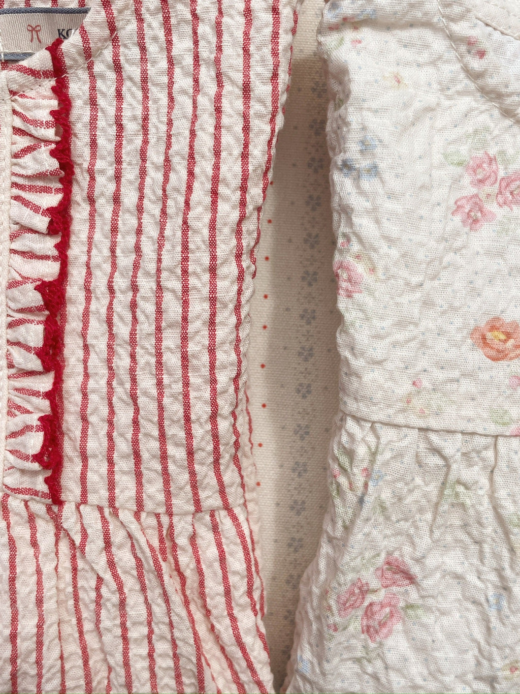 * Konges Sløjd Rompertje Ellie Frill | Amour Stripe