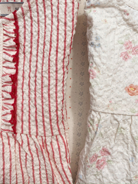 * Konges Sløjd Rompertje Ellie Frill | Amour Stripe