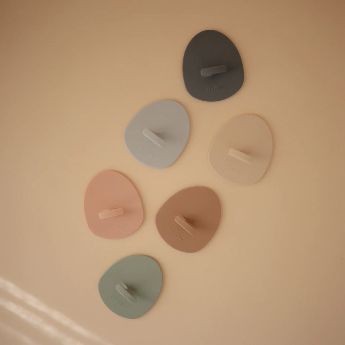 Mushie Cradle Borstel Melkkorstjes 2-Pack | Blush / Shifting Sand