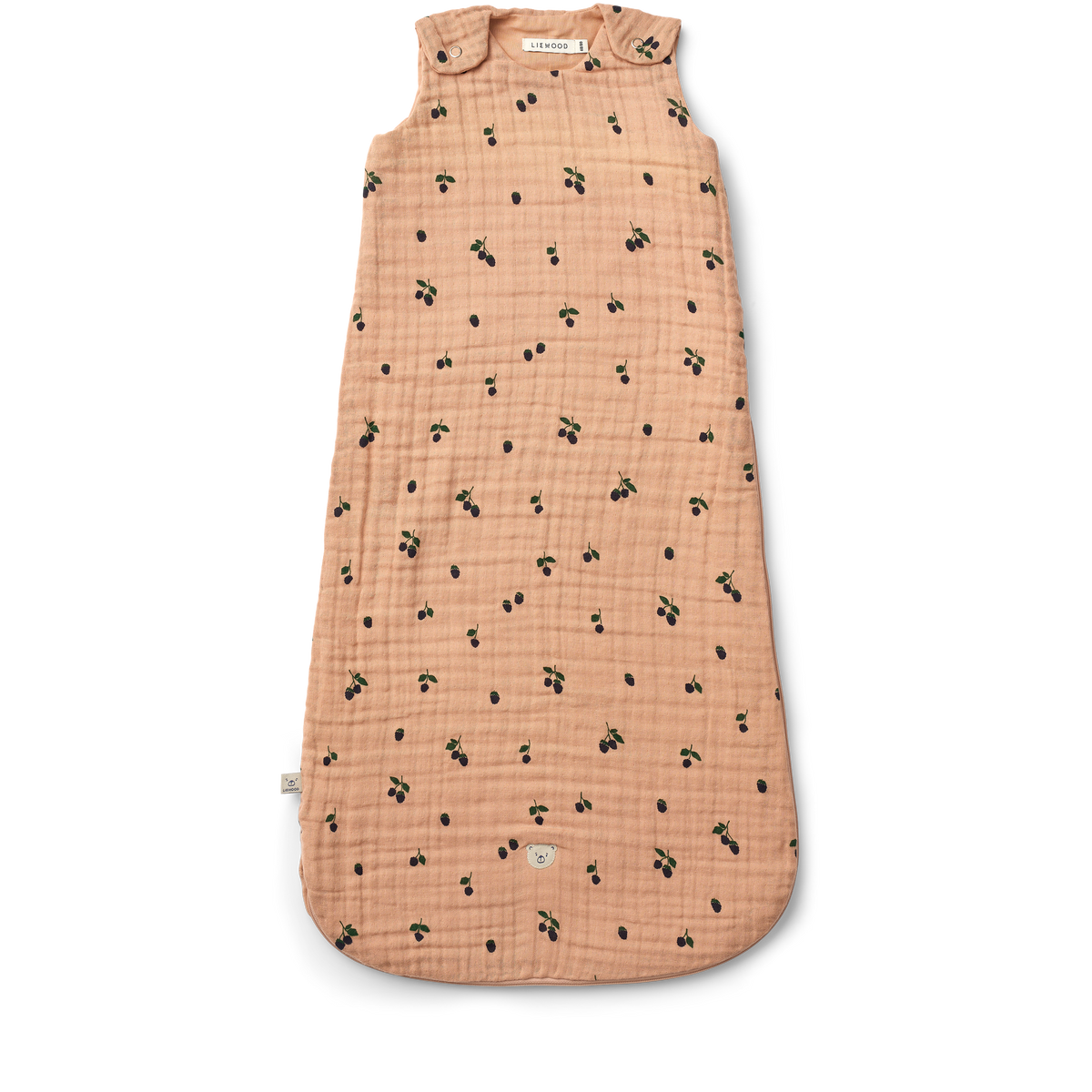 * Liewood Flora Printed Slaapzak 0M+ | Mini Berry / Pale Tuscany