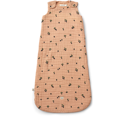 * Liewood Flora Printed Slaapzak 0M+ | Mini Berry / Pale Tuscany