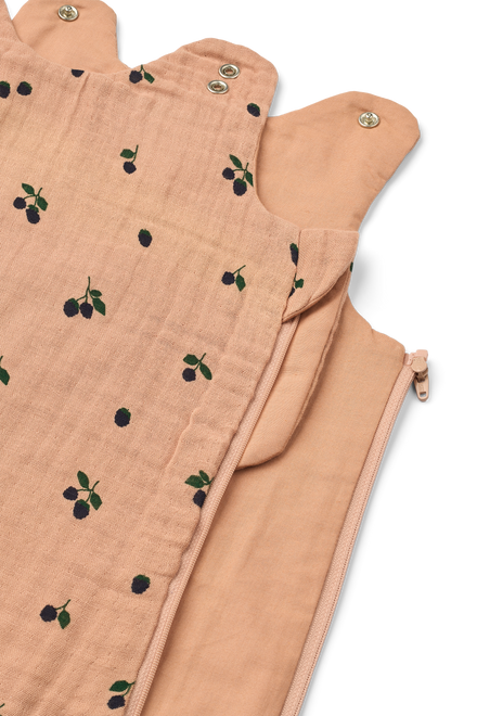 * Liewood Flora Printed Slaapzak 0M+ | Mini Berry / Pale Tuscany