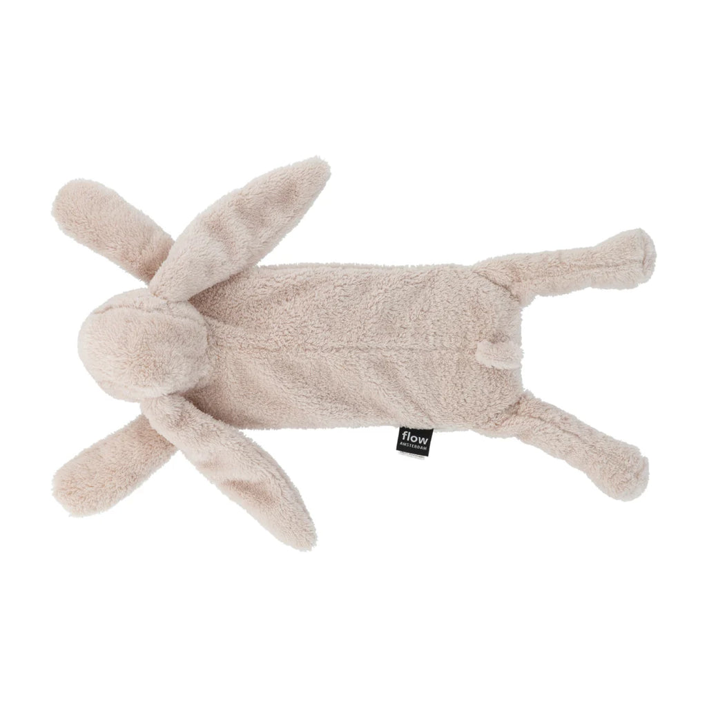 Warmteknuffel Milo Blush van Flow Amsterdam, gevuld met natuurlijke lijnzaadjes, De Gele Flamingo
