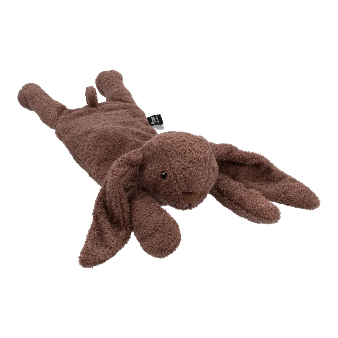 Flow Amsterdam warmteknuffel Milo Chocolate, zachte pittenknuffel bij De Gele Flamingo