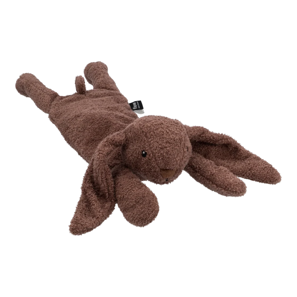 Flow Amsterdam warmteknuffel Milo Chocolate, zachte pittenknuffel bij De Gele Flamingo