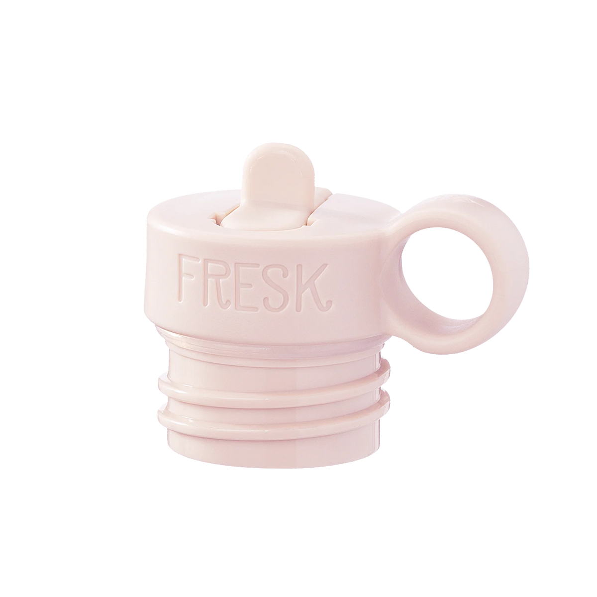 Fresk Dop voor RVS Thermo Drinkfles in Cream met drinktuit, 2 rietjes en borsteltje, bij De Gele Flamingo.