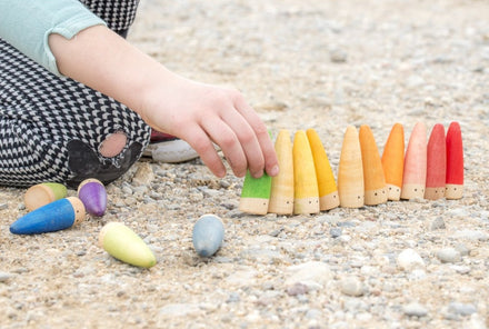 Grapat Sticks - houten poppetjes in fantasiespel in gebruik
