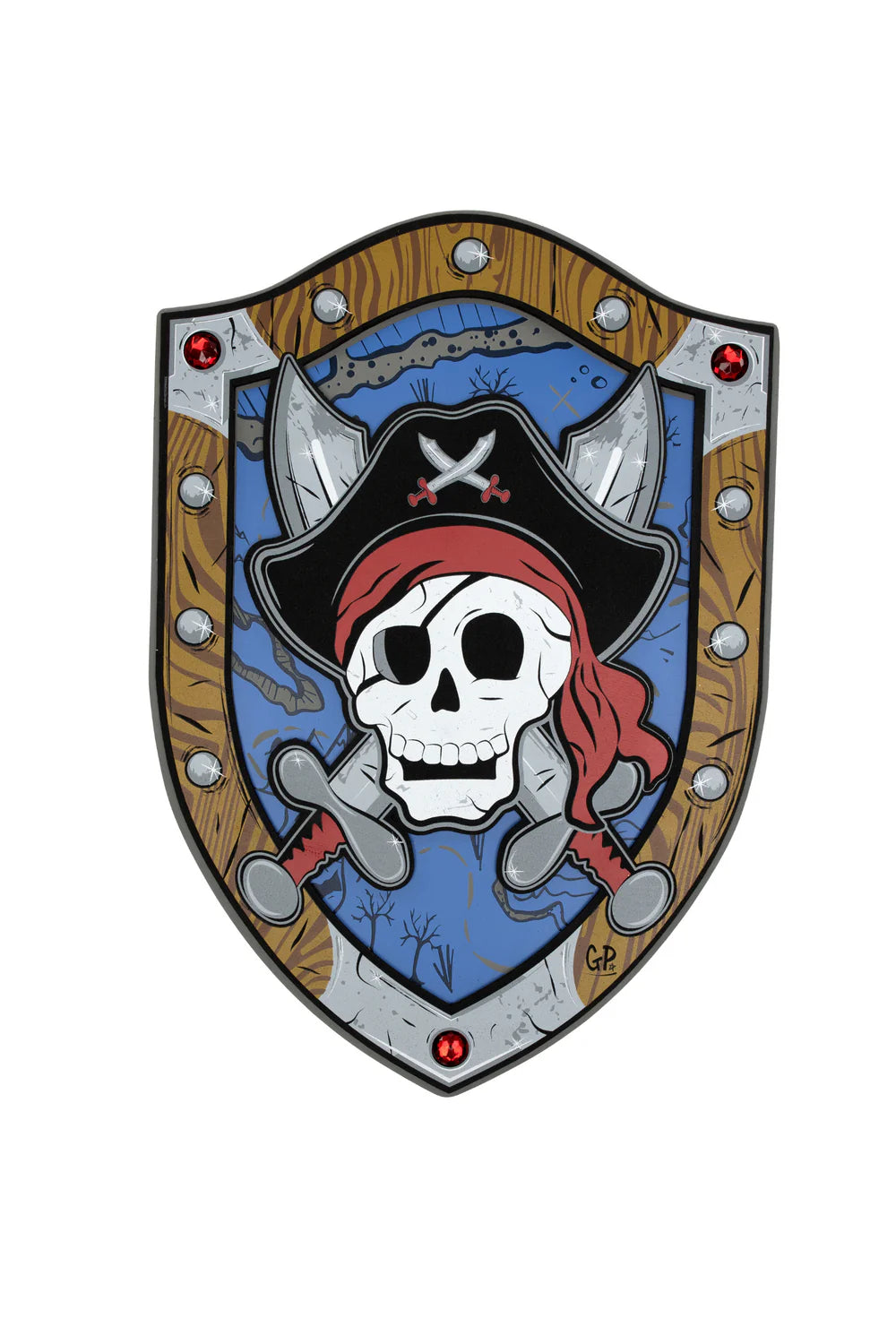 * Great Pretenders Captain Skully Piraten Schild