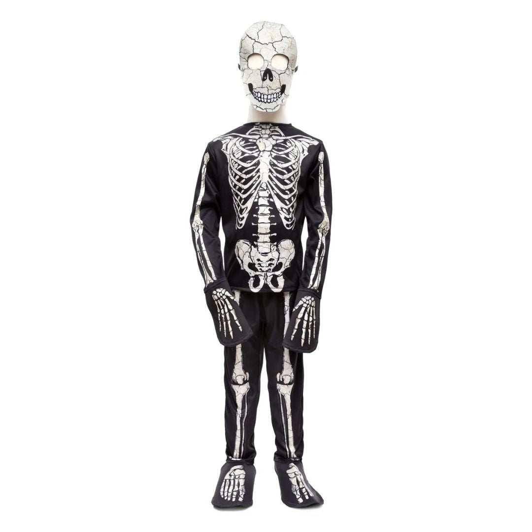* Great Pretenders Glow In The Dark Skelet Kostuum | 3-4 Jaar