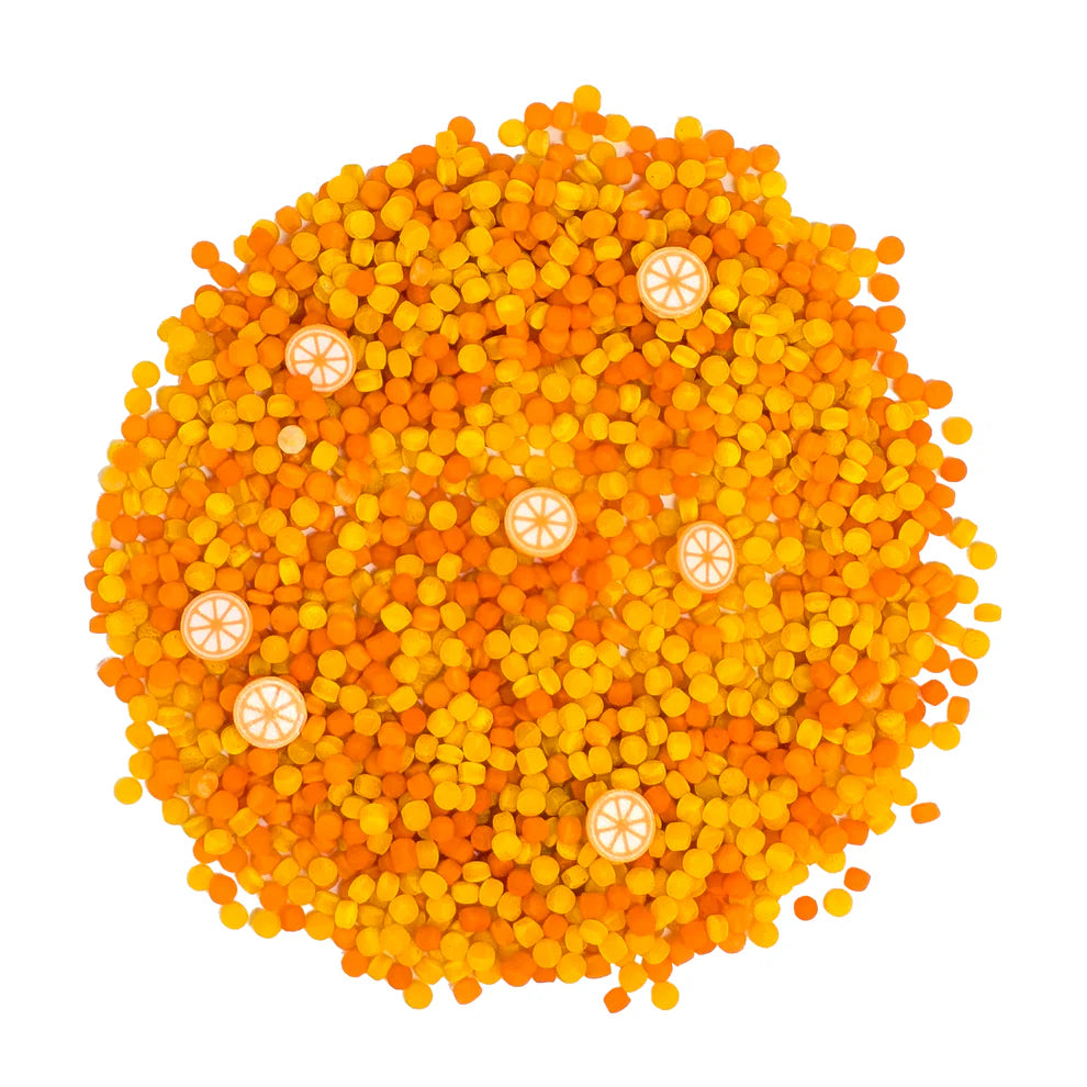 Grennn Color Dots Citrus Mix, 300 gram speelparels om te sorteren en tellen, bij De Gele Flamingo