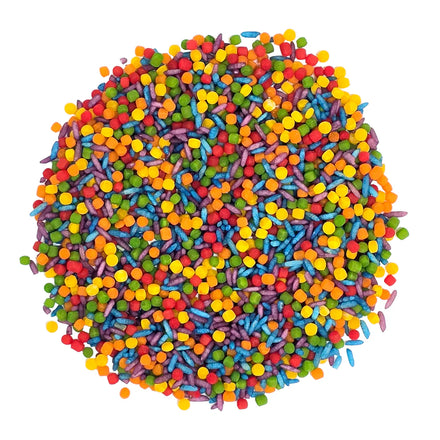 Grennn Color Dots Feest Mix, 300 gram speelparels voor de sensorische speelbak, bij De Gele Flamingo