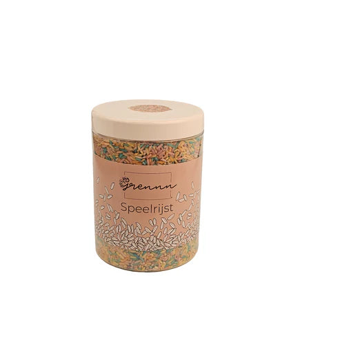 Grennn Speelrijst 750 gram | Pastel Mix