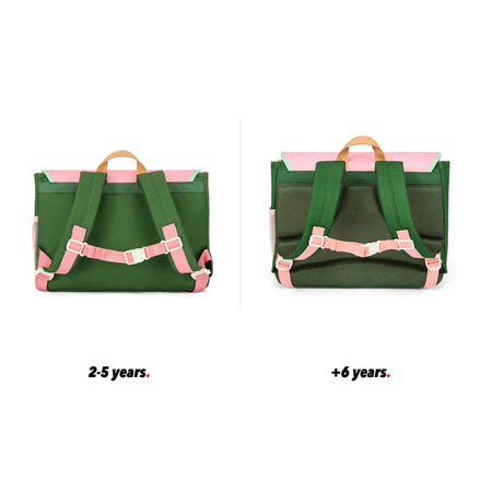 Boekentas Mini Bubblegum 2-5Y van Hello Hossy met geritst binnenvak, bij De Gele Flamingo
