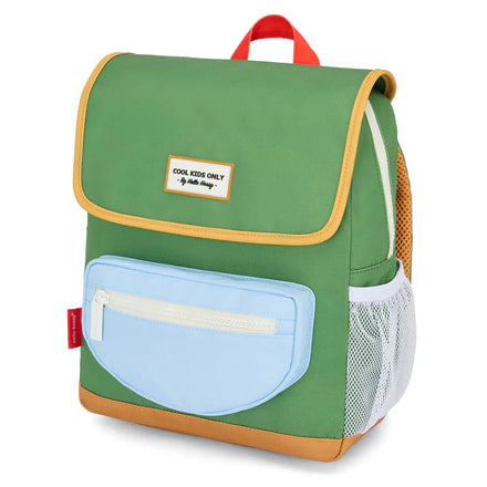 Hello Hossy Rugzak Mini Green Lake +6Y kinderrugzak - zijaanzicht