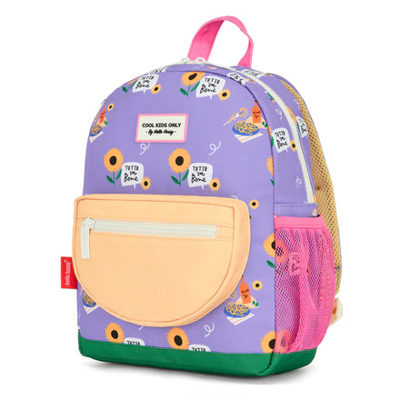Rugzak Sunflower 2-5Y van Hello Hossy in 100% gerecycleerd polyester, bij De Gele Flamingo