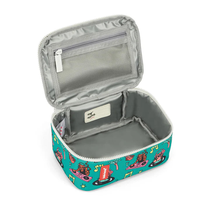 Hello Hossy Thermische Lunchtas Disco Roar houdt maaltijden op temperatuur, De Gele Flamingo.