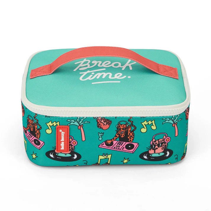 Hello Hossy Thermische Lunchtas Disco Roar houdt maaltijden op temperatuur, De Gele Flamingo.