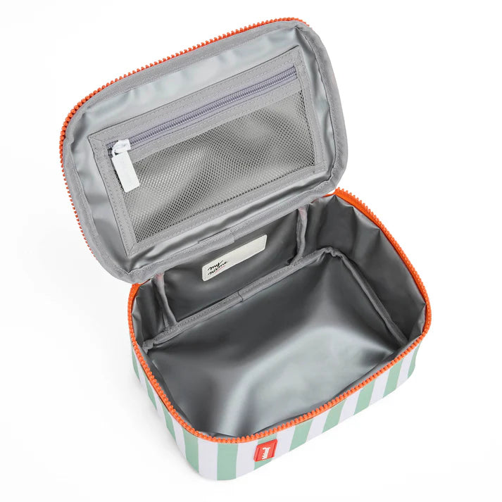 Hello Hossy Thermische Lunchtas Green Stripes vooraanzicht