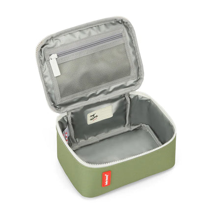 Hello Hossy Thermische Lunchtas Mini Safari met waterafstotende buitenstof, De Gele Flamingo.