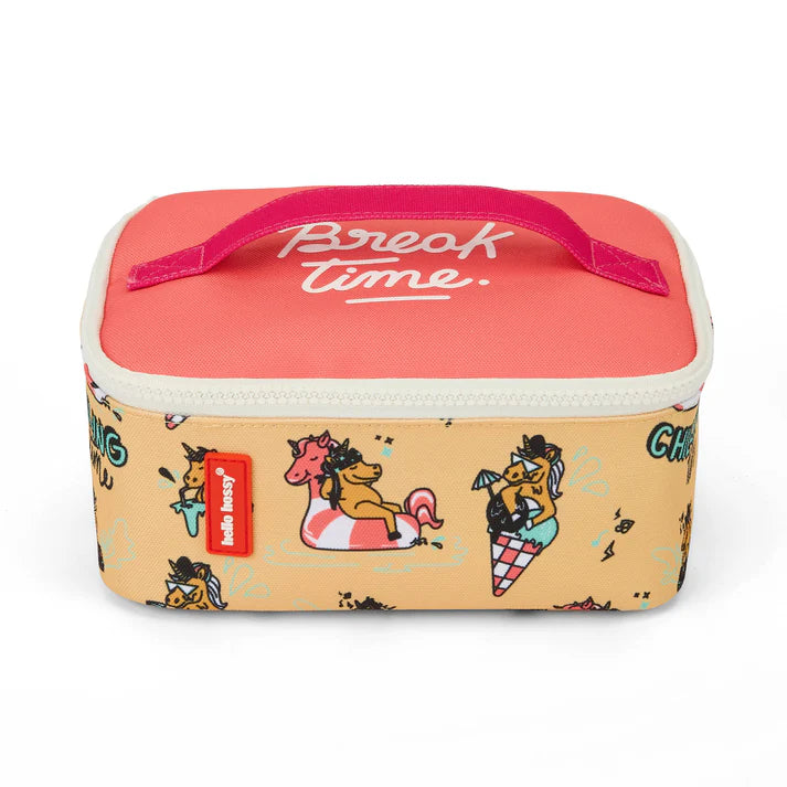 Hello Hossy Thermische Lunchtas Unicorn met isotherme binnenvoering, bij De Gele Flamingo.