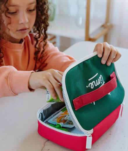 Hello Hossy Thermisch Snackzakje Mini Pastèque met handig draaghandvat, bij De Gele Flamingo.